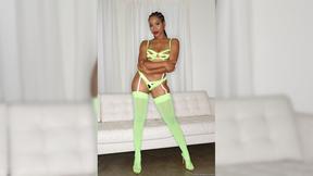 ”Trans Natassia Dreams & Jenna Foxx fucking each other in similar lingerie”