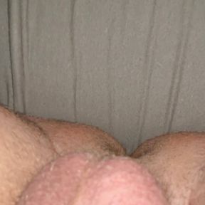 Hairy hole of bisexual husband