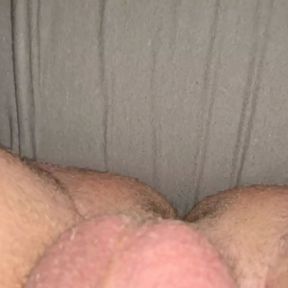 Hairy hole of bisexual husband