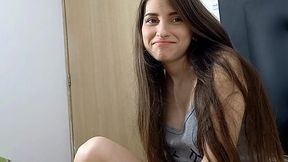 I seduce my stepsister to have sex with me. I finally stretch her vagina