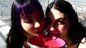 good bitches drinking piss