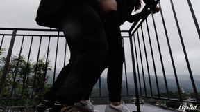 Outdoor sex in the rain