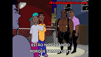 Desenho de Sexo Gay com Super Heroi