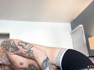 FULL Ardent Romantic Coarse Sex Large Cock Slavemaster Dad Screwing Blond FTM Tans Stud Austin Spears