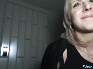 Her handsome bazookas overspread in my semen - Public Agent