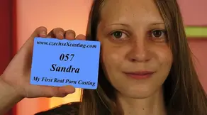 Shy girl at her first casting