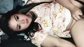 Indonesian MILF gives a steamy blowjob to her son's new step-sister.