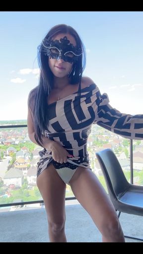 New stepsister balcony