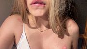A cute 18 year old student has the most delicious hairy pussy and the best natural tits at the university