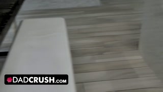 Step Daughter Aria Lee Stretches Her Pussy With Dildo To Prep It For Step Dad's Fat Dick - DadCrush