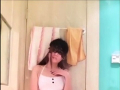Asian sexy GF chinese webcam tease