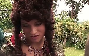 Jodi James and Stacey Saran Cosplay Cunts Getting Fucked Two At A Time By Strangers