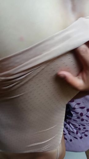 Mature mounts young penis