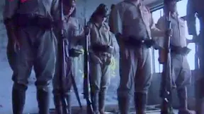 Asian Soldier Babe Dominates Men in Steaming Hot Encounter