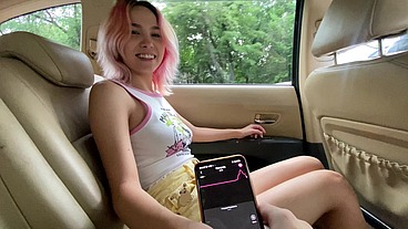 Walking around the city with a vibrator inside 2
