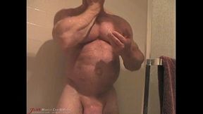 Tom Lord Shower and NIpple Teasing