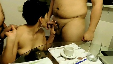 My friend's step mother does not stop fucking guys, incredible parties and orgies that she does 43