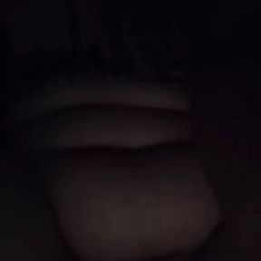 Milf masturbating in the dark