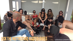 LICK THE MISTRESS AND MASTER SHOES!