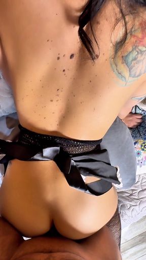 Key moment from &quot;Chilean amateur couple. Afternoon cleaning and anal&quot;