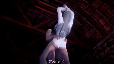 Koko tide up gets fucked standing by Futa Valmet - Jormungand Hentai Parody