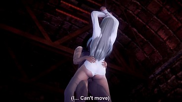 Koko tide up gets fucked standing by Futa Valmet - Jormungand Hentai Parody