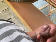 Jakol sa shop habang naglalaba sa kabila si pinsan