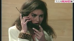 Blonde babe moans as two huge cocks thrust her holes simultaneously