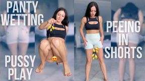 Pee Through Shorts, Panty Wetting, Piss Play
