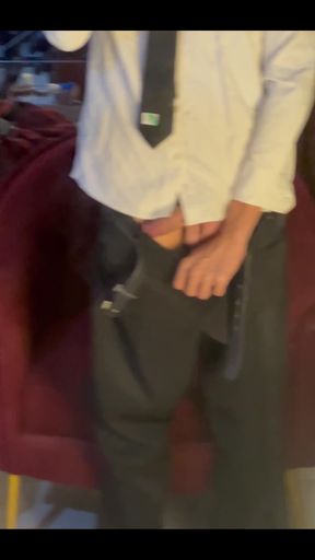 Pilot Showing off His Cock