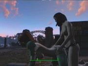 Piper fucks me with a strapon in front of everyone | Fallout 4 Sex Mod