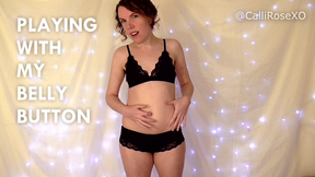 Playing with my Belly Button