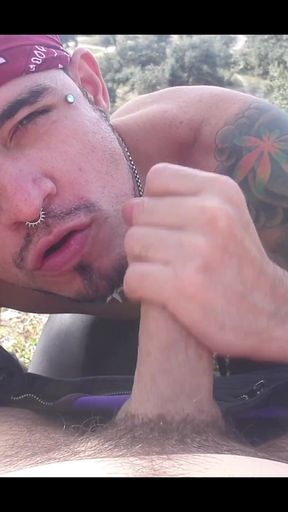 Fucked &amp; creampied in the cruising forest by Leo Bulgari &amp; Brett Tyler