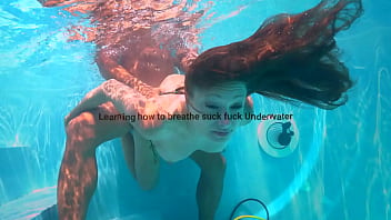 TaliaMint learning how to suck fuck Underwater