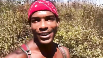 Ebony jock and tattooed white dude fuck each other balls deep