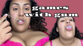 sensual games with chewing gum
