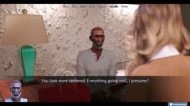 My 3D office wife gets into character during a private session