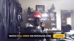 Latex Catsuit Smoking