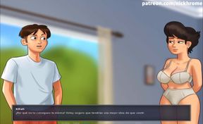 Summertime saga part 78 - mature woman ( Spanish sub )