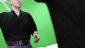 ”Sexy Redhaired Latina Beauty In Bukkake Party”