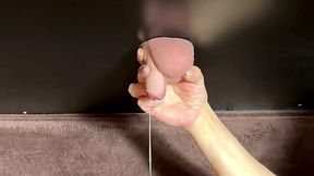 Dirty Handjob Mishap on the Milking Table Ends in Messy Cumshot