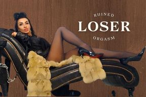 Loser ruined orgasm