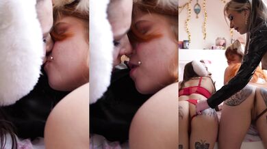 ces 2 chiennes se font dominer par le cul - anal bdsm hardcore amateur francaise hard lesbien slut