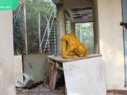 I'm a Yellow Doll / 19 Years Old Teen Boy Extreme Bodypaint / Body Paint