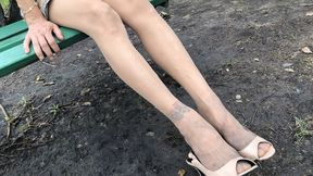 CK Nude Open toe slingback Part 1