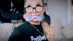 Phoenix Wants To Play A Bondage Game With Lots Of Rope & Plenty Of Duct Tape (4K) - Phoenix Sinz - bondage play, on screen tying, on screen gagging, rope bondage, cleave gag, tape gag