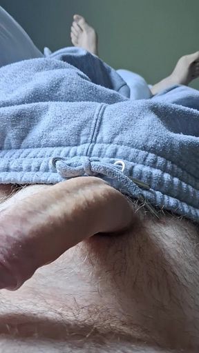 Masturbating