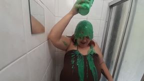 POV of Darkabyss445 Green Gunging and Naked Boobs