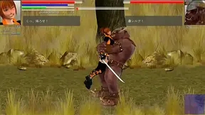 Aya Battles Mighty Warriors in Hot Blades of Destiny Hentai Quest