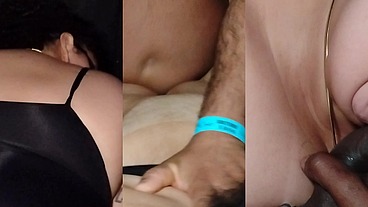 Novinha bbw mal comida pelo corno realiza seus fetiches sexuais mais obscuros na festa liberal